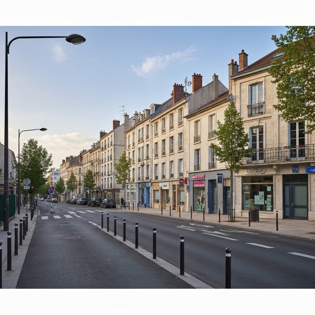 Graphique illustrant le prix du mètre carré à Cergy en 2026
