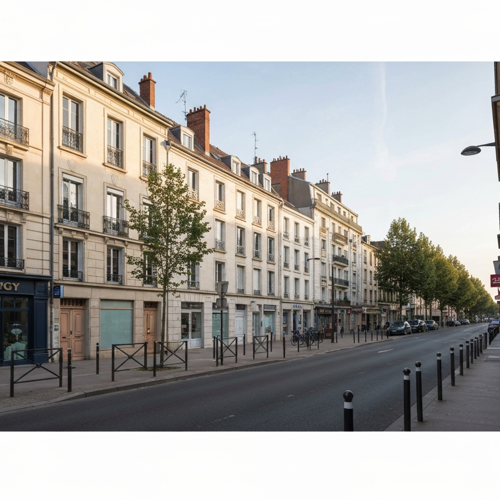 Vue d'un appartement moderne à Cergy à vendre